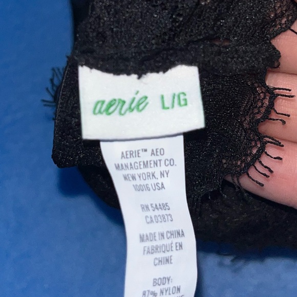 Black Aerie Lacey Bralette (Large) - Picture 4 of 4
